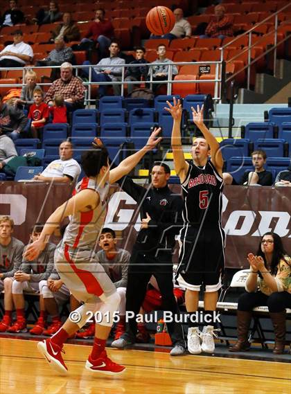 Thumbnail 3 in Jamestown vs Bradford (IAABO Holiday Tournament) photogallery.
