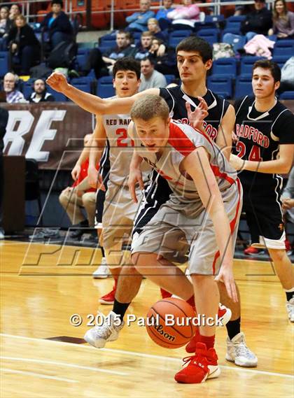 Thumbnail 2 in Jamestown vs Bradford (IAABO Holiday Tournament) photogallery.