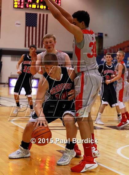 Thumbnail 1 in Jamestown vs Bradford (IAABO Holiday Tournament) photogallery.
