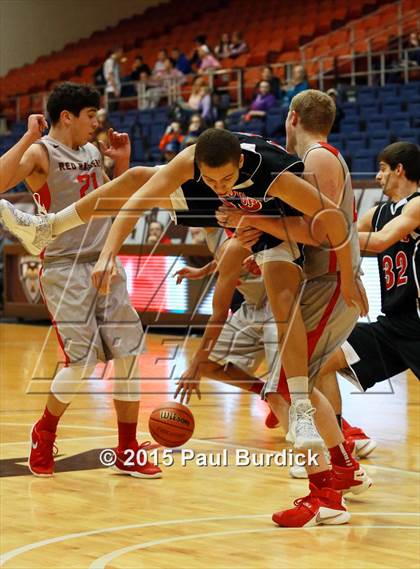 Thumbnail 1 in Jamestown vs Bradford (IAABO Holiday Tournament) photogallery.