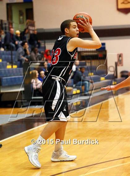 Thumbnail 2 in Jamestown vs Bradford (IAABO Holiday Tournament) photogallery.