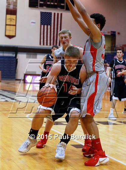 Thumbnail 3 in Jamestown vs Bradford (IAABO Holiday Tournament) photogallery.