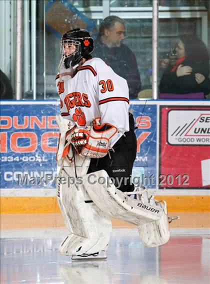 Thumbnail 1 in Trinity Catholic vs Ridgefield (CIAC Division 1 First Round) photogallery.
