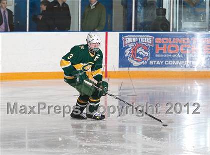 Thumbnail 3 in Trinity Catholic vs Ridgefield (CIAC Division 1 First Round) photogallery.