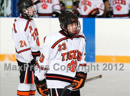 Thumbnail 1 in Trinity Catholic vs Ridgefield (CIAC Division 1 First Round) photogallery.