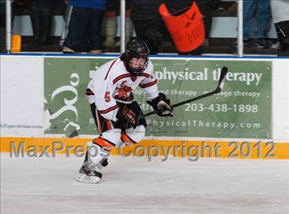 Thumbnail 2 in Trinity Catholic vs Ridgefield (CIAC Division 1 First Round) photogallery.