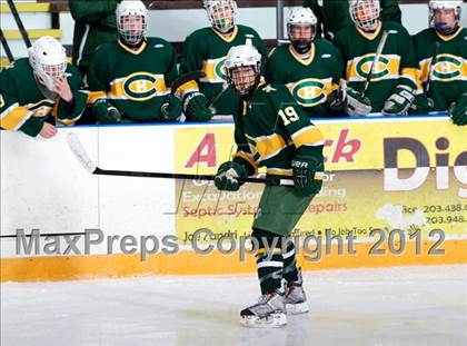Thumbnail 2 in Trinity Catholic vs Ridgefield (CIAC Division 1 First Round) photogallery.