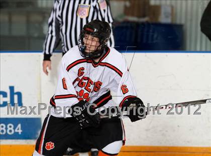 Thumbnail 3 in Trinity Catholic vs Ridgefield (CIAC Division 1 First Round) photogallery.