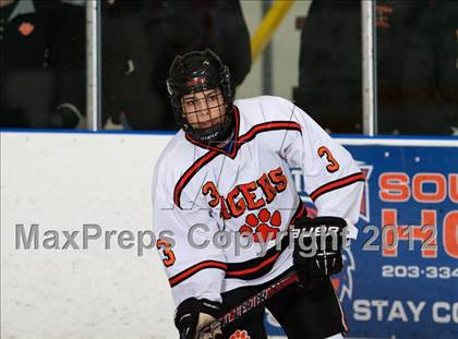 Thumbnail 2 in Trinity Catholic vs Ridgefield (CIAC Division 1 First Round) photogallery.