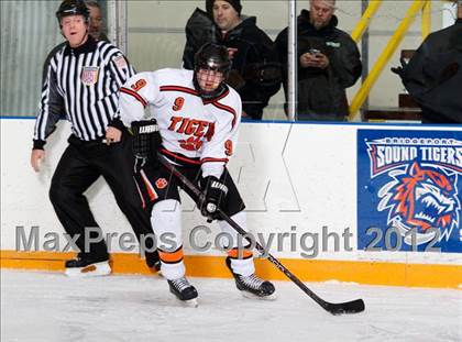 Thumbnail 2 in Trinity Catholic vs Ridgefield (CIAC Division 1 First Round) photogallery.