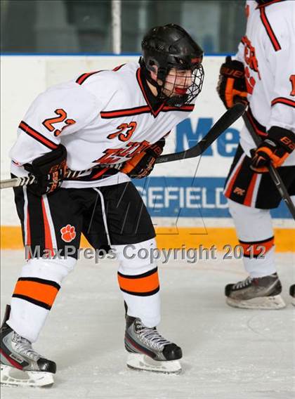 Thumbnail 3 in Trinity Catholic vs Ridgefield (CIAC Division 1 First Round) photogallery.