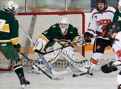 Thumbnail 3 in Trinity Catholic vs Ridgefield (CIAC Division 1 First Round) photogallery.