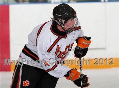 Thumbnail 3 in Trinity Catholic vs Ridgefield (CIAC Division 1 First Round) photogallery.