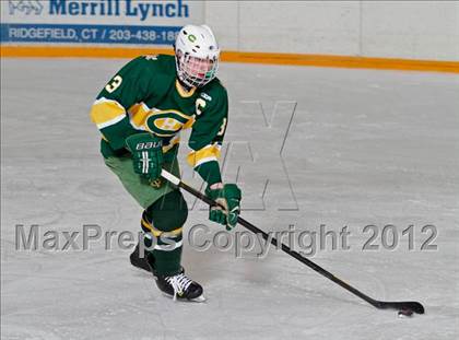 Thumbnail 3 in Trinity Catholic vs Ridgefield (CIAC Division 1 First Round) photogallery.