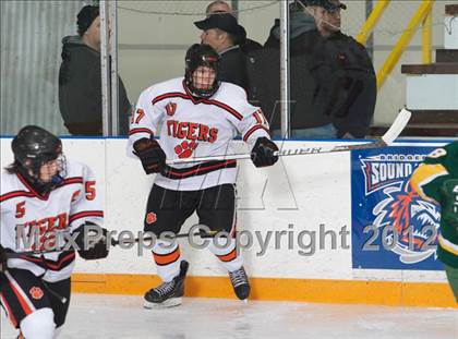 Thumbnail 2 in Trinity Catholic vs Ridgefield (CIAC Division 1 First Round) photogallery.