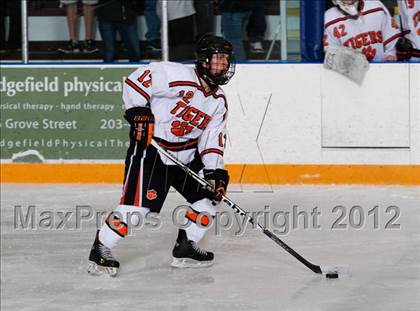 Thumbnail 3 in Trinity Catholic vs Ridgefield (CIAC Division 1 First Round) photogallery.
