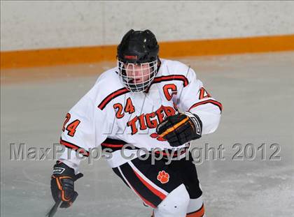 Thumbnail 3 in Trinity Catholic vs Ridgefield (CIAC Division 1 First Round) photogallery.