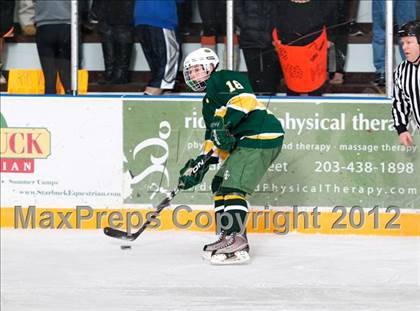 Thumbnail 3 in Trinity Catholic vs Ridgefield (CIAC Division 1 First Round) photogallery.