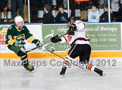 Thumbnail 1 in Trinity Catholic vs Ridgefield (CIAC Division 1 First Round) photogallery.
