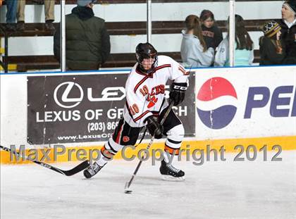 Thumbnail 1 in Trinity Catholic vs Ridgefield (CIAC Division 1 First Round) photogallery.
