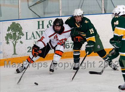 Thumbnail 2 in Trinity Catholic vs Ridgefield (CIAC Division 1 First Round) photogallery.