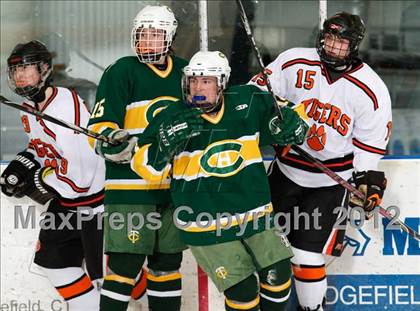 Thumbnail 2 in Trinity Catholic vs Ridgefield (CIAC Division 1 First Round) photogallery.