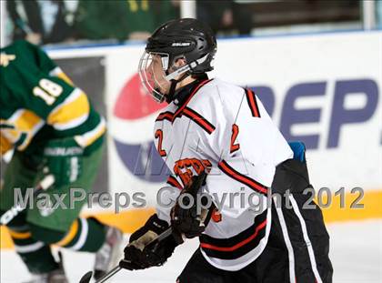Thumbnail 3 in Trinity Catholic vs Ridgefield (CIAC Division 1 First Round) photogallery.