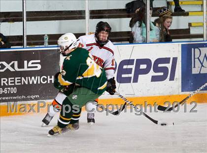 Thumbnail 3 in Trinity Catholic vs Ridgefield (CIAC Division 1 First Round) photogallery.