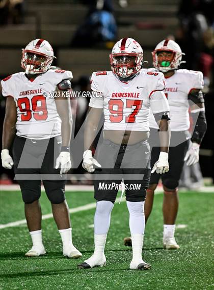 Thumbnail 3 in Woodward Academy vs. Gainesville (GHSA 6A Quarterfinal) photogallery.
