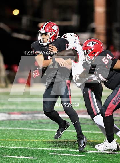 Thumbnail 1 in Woodward Academy vs. Gainesville (GHSA 6A Quarterfinal) photogallery.