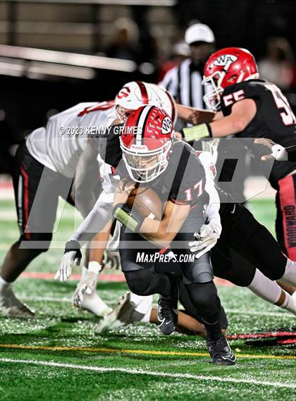 Thumbnail 1 in Woodward Academy vs. Gainesville (GHSA 6A Quarterfinal) photogallery.
