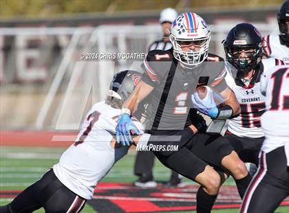 Thumbnail 1 in Covenant vs Covenant Christian (TAPPS Football Div III Playoff) photogallery.
