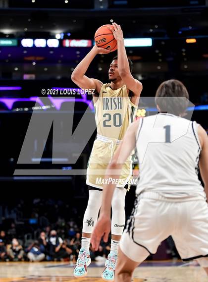 Thumbnail 3 in Sierra Canyon vs. St. Vincent-St. Mary (The Chosen 1's Invitational) photogallery.