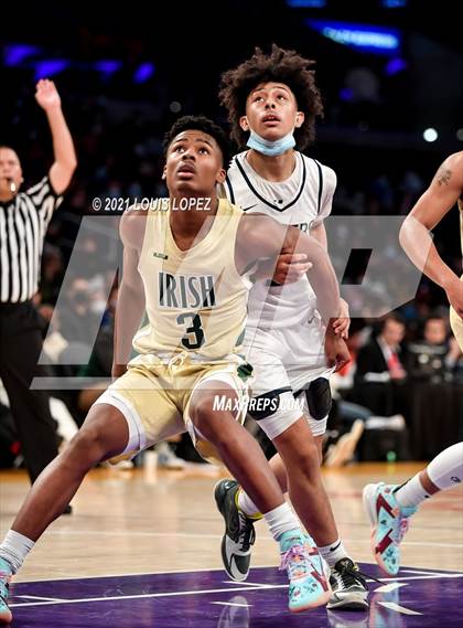 Thumbnail 2 in Sierra Canyon vs. St. Vincent-St. Mary (The Chosen 1's Invitational) photogallery.