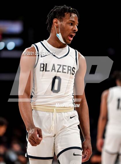 Thumbnail 2 in Sierra Canyon vs. St. Vincent-St. Mary (The Chosen 1's Invitational) photogallery.
