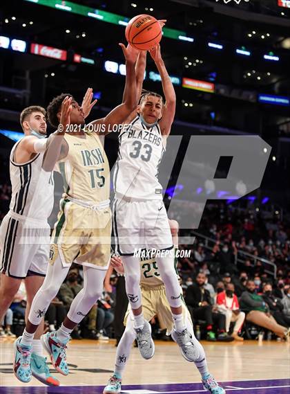 Thumbnail 2 in Sierra Canyon vs. St. Vincent-St. Mary (The Chosen 1's Invitational) photogallery.