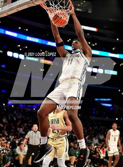 Thumbnail 3 in Sierra Canyon vs. St. Vincent-St. Mary (The Chosen 1's Invitational) photogallery.
