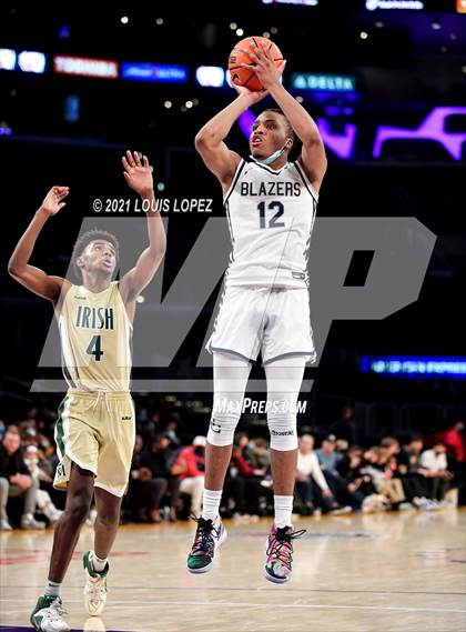 Thumbnail 3 in Sierra Canyon vs. St. Vincent-St. Mary (The Chosen 1's Invitational) photogallery.