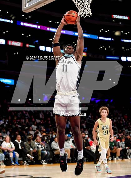 Thumbnail 3 in Sierra Canyon vs. St. Vincent-St. Mary (The Chosen 1's Invitational) photogallery.