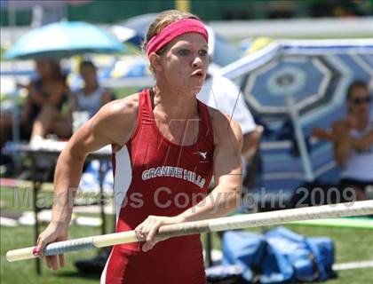 Thumbnail 2 in CIF SS Division Championships (Girls Pole Vault Final) photogallery.