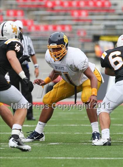 Thumbnail 1 in Upper Arlington vs. Springfield (Kirk Herbstreit National Kickoff Classic) photogallery.