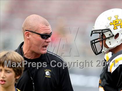 Thumbnail 1 in Upper Arlington vs. Springfield (Kirk Herbstreit National Kickoff Classic) photogallery.