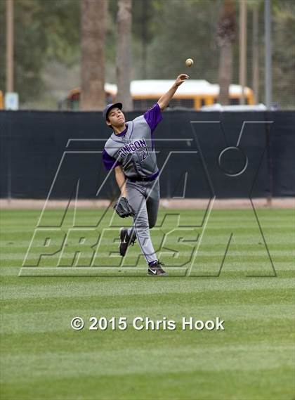 Thumbnail 2 in Rincon/University vs Poudre (Lancer Baseball Classic) photogallery.