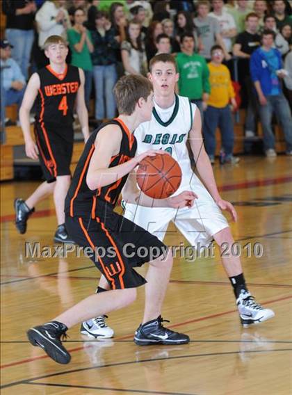 Thumbnail 1 in Webster vs. Regis (D3 Sectional Semifinal) photogallery.