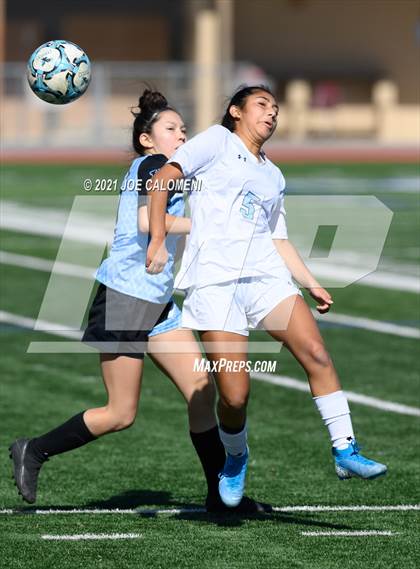 Thumbnail 1 in Johnson vs Harlan (NEISD Soccer Showcase) photogallery.