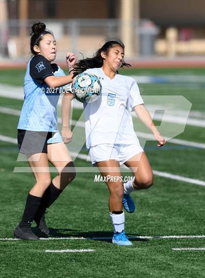Thumbnail 2 in Johnson vs Harlan (NEISD Soccer Showcase) photogallery.