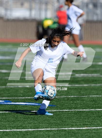 Thumbnail 2 in Johnson vs Harlan (NEISD Soccer Showcase) photogallery.