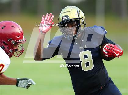 Thumbnail 1 in Douglas Byrd vs  E.E. Smith (Cumberland County Schools Football Jamboree 2021) photogallery.