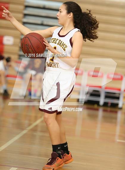 Thumbnail 3 in Notre Dame Academy vs Oaks Christian (West Coast Holiday Classic) photogallery.