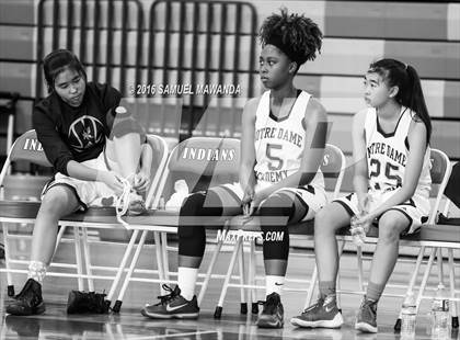 Thumbnail 1 in Notre Dame Academy vs Oaks Christian (West Coast Holiday Classic) photogallery.